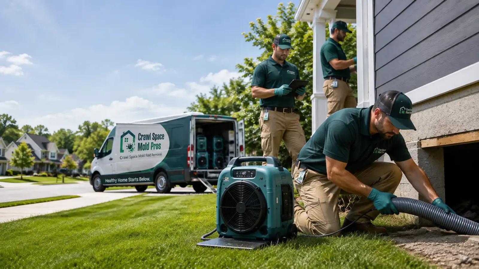 Crawl Space Mold Removal in Wellsville, MO